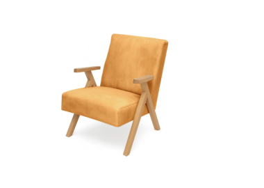 כורסא דגם MARINA בגוון חרדל