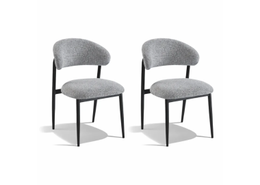 זוג כיסאות מעוצבים לפינת אוכל דגם נדב