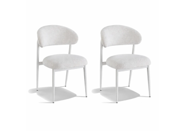 זוג כיסאות מעוצבים לפינת אוכל דגם פורת