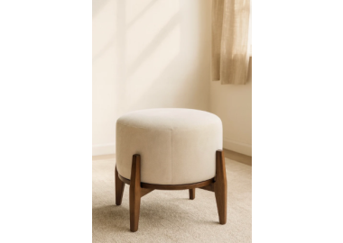 סטול / שולחן צד דגם קבאנה עץ בגוון אגוז