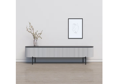 מזנון מעוגל דגם Milano צבע אפור בטון