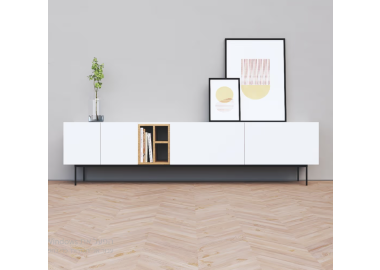 מזנון מעוצב דגם Ana צבע לבן מט