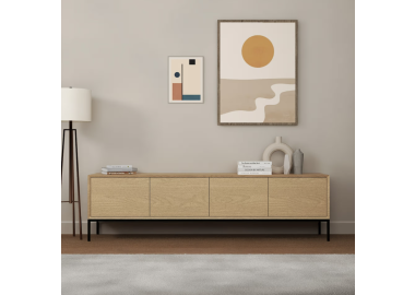 מזנון מעוצב דגם Leonardo צבע אלון טבעי