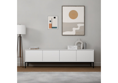 מזנון מעוצב דגם Leonardo צבע לבן מט