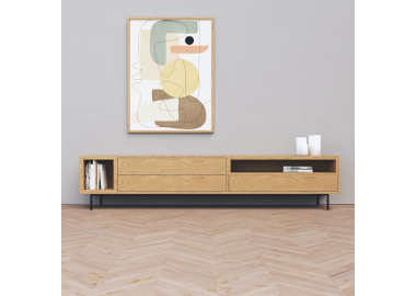 מזנון מעוצב דגם Napal צבע אלון טבעי