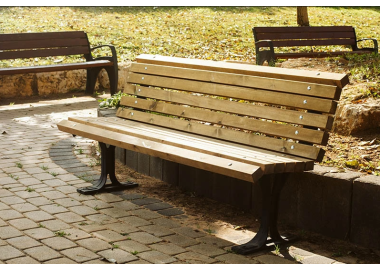 ספסל גינה מעוצב דגם אור