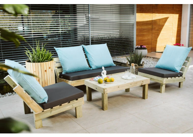 פינת ישיבה לגינה דגם Milano