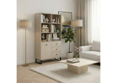 ספרייה מעוצבת דגם הלנה גוון קשמיר