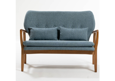 ספה זוגית בגוון תכלת דגם Kyla 