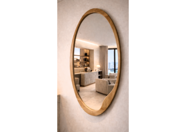 מראה אמורפית ייחודית בעיצוב מודרני ונקי