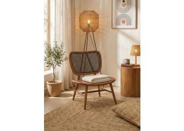 כורסא דגם קאיה מעץ טיק