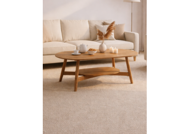 שולחן סלון מעוצב מעץ מנגו טבעי דגם 1701