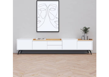 מזנון מעוצב דגם Marlin גוון לבן מט