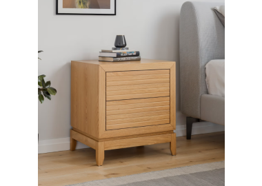 שידת לילה דגם London גוון אלון טבעי