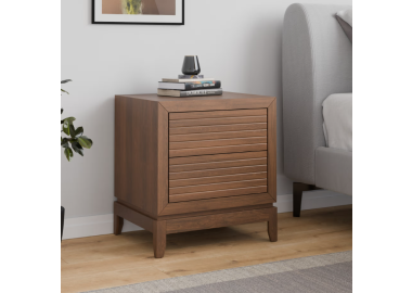 שידת לילה דגם London גוון אגוז אמריקאי