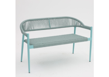 ספסל אלומיניום בגוון תכלת Lounge 