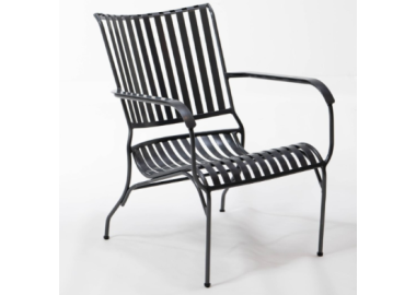 כסא נוח אלומיניום בגוון אפור Greco