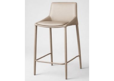 כסא בר ברוני דמוי ער בגוון חום