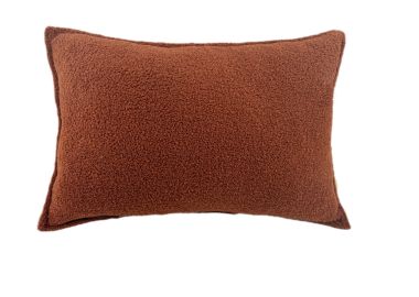 כרית נוי כולל מילוי 40x60 ס"מ דגם טדי צבע טרקוטה