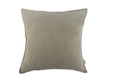 כרית נוי כולל מילוי 45x45 ס"מ דגם טדי צבע בז'