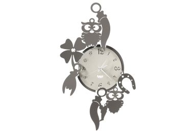 שעון קיר ממתכת דגם קמע מזל