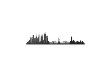 קישוט קיר ממתכת SKYLINE NEW-YORK פאנל 100 ס"מ
