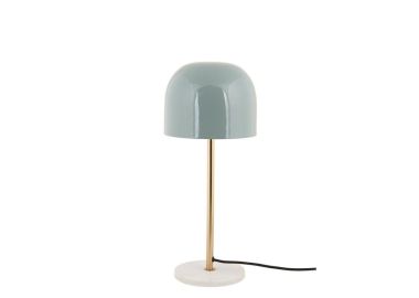 מנורת שולחן מעוצבת ממתכת דגם Manta כחול מיסטי