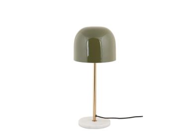 מנורת שולחן מעוצבת ממתכת דגם Manta ירוק ג'ונגל