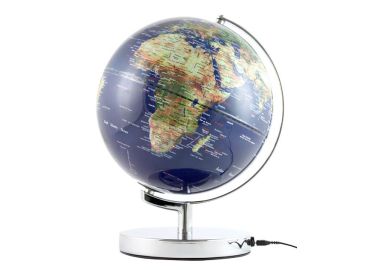 גלובוס שולחני עם תאורה LED - קוטר 25 ס"מ