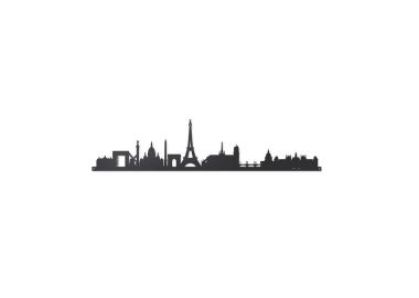 קישוט קיר ממתכת SKYLINE PARIS פאנל 100 ס"מ