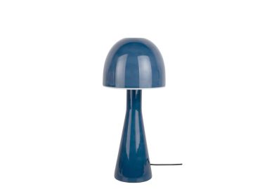 מנורת שולחן מעוצבת מזכוכית דגם Bombin צבע כחול