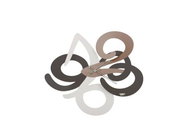 שעון קיר ממתכת תלת מימד דגם Scorpio