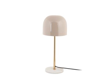 מנורת שולחן מעוצבת ממתכת דגם Manta אפור חמים