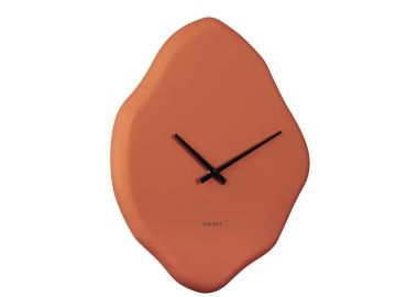 שעון קיר אבן בעיצוב יהלום צבע טרקוטה 