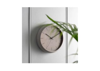שעון קיר מעוצב - נירוואנה צבע אפור - 40 ס"מ