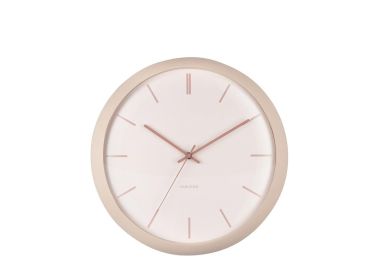 שעון קיר מעוצב דגם נירוואנה צבע חול ים 40 ס"מ