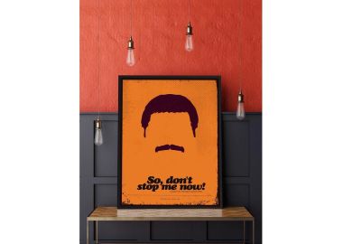 תמונה מקנבס 50x75 ס"מ דגם Freddie Mercury