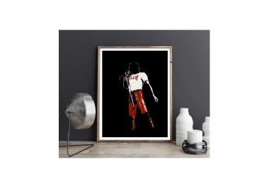 תמונה מקנבס 50x75 ס"מ דגם Freddie Flash