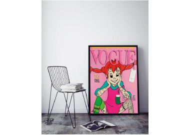 תמונה מקנבס 50x75 ס"מ דגם Style Lasts 4 Ever 