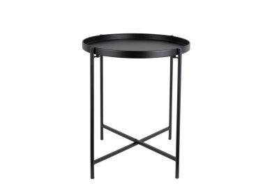 שולחן צד ממתכת דגם Meseta גוון שחור