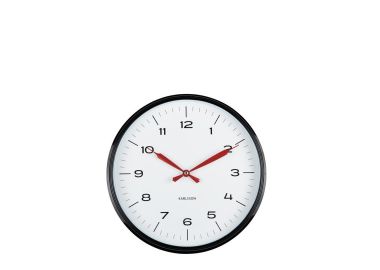 שעון קיר מעוצב דגם New Factory צבע שחור