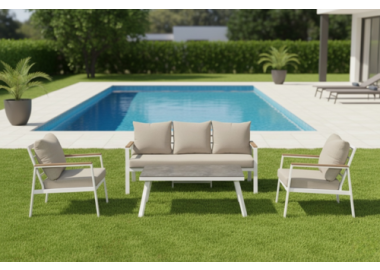 פינת ישיבה מאלומיניום דגם שוהם