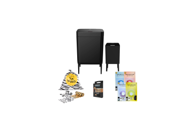 מארז Perfect פח 60 ליטר ופח 8 ליטר עם אביזרים צבע שחור מלא