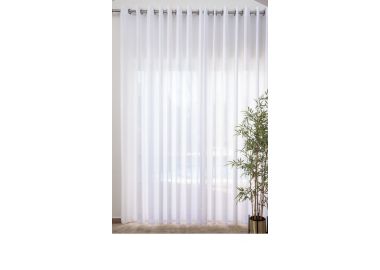 וילון דגם פאריס 280x300 ס"מ צבע לבן