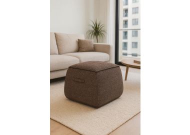 הדום מעוצב מרובע צבע אגוז