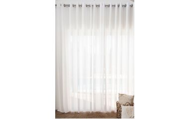 וילון דגם פאריס 140x160 ס"מ צבע שמנת