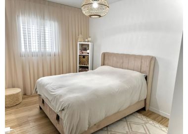 וילון פלד שטוח דגם אושן דמוי פשתן 280x300 צבע אבן (9 מטר)