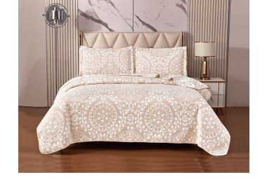 שמיכה זוגית 220x240 ס"מ וזוג ציפיות מסדרת פלורנס דגם 5