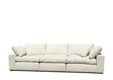 ספה 200 ס"מ דגם ROYAL צבע שמנת