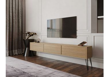 מזנון לסלון 1.8 מטר קולקציית עץ טבעי